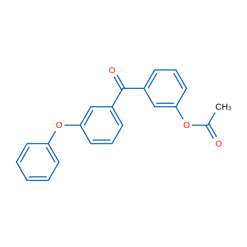 3-Acetoxy-3'-phenoxybenzophenone 1g