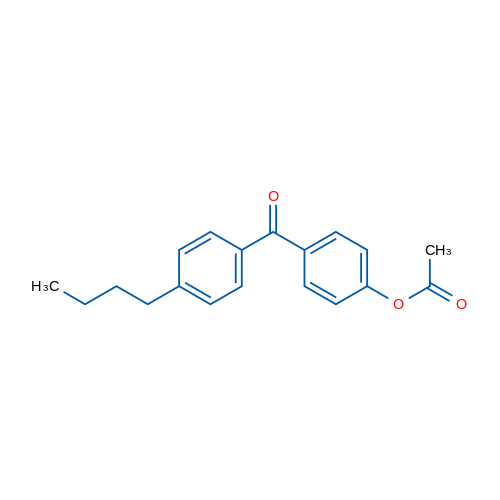 4-Acetoxy-4'-butylbenzophenone 1g