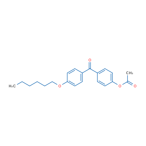 4-Acetoxy-4'-hexyloxybenzophenone 1g