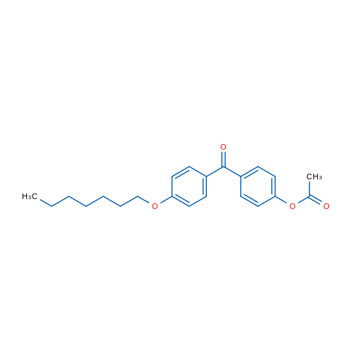 4-Acetoxy-4'-heptyloxybenzophenone 1g
