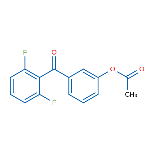 3-Acetoxy-2',6'-difluorobenzophenone 1g