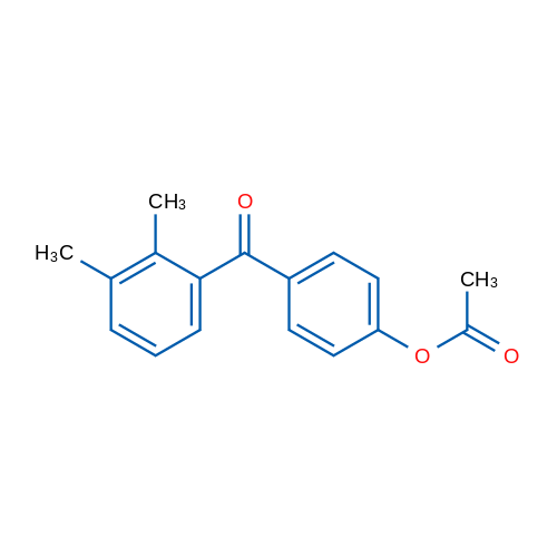 4-Acetoxy-2',3'-dimethylbenzophenone 1g