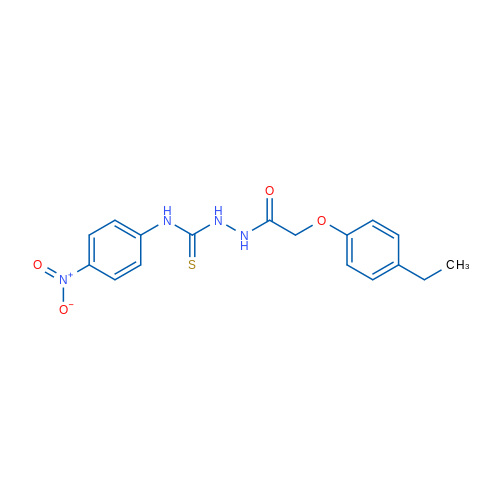 2-(4-Ethylphenoxy)-N-{[(4-nitrophenyl)carbamothioyl]amino}acetamide 1g