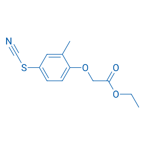 ethyl 2-(2-methyl-4-thiocyanatophenoxy)acetate 250mg