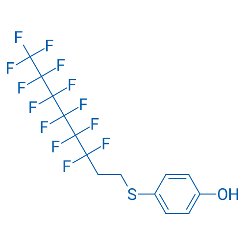 4-((3,3,4,4,5,5,6,6,7,7,8,8,8-Tridecafluorooctyl)thio)phenol 100mg