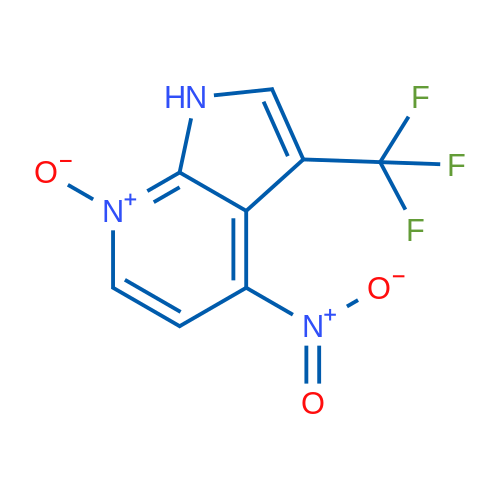 4-Nitro-3-(trifluoromethyl)-7-azaindole-7-oxide 5g