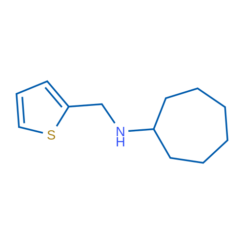 N-(Thiophen-2-ylmethyl)cycloheptanamine 1g