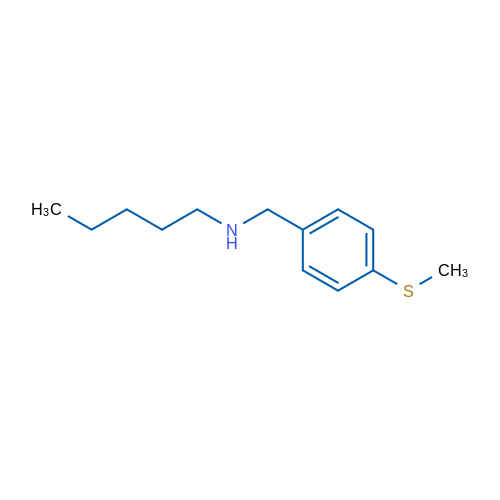 {[4-(methylsulfanyl)phenyl]methyl}(pentyl)amine 1g
