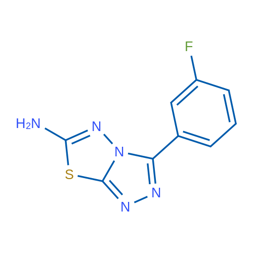3-(3-Fluorophenyl)-[1,2,4]triazolo[3,4-b][1,3,4]thiadiazol-6-amine 250mg