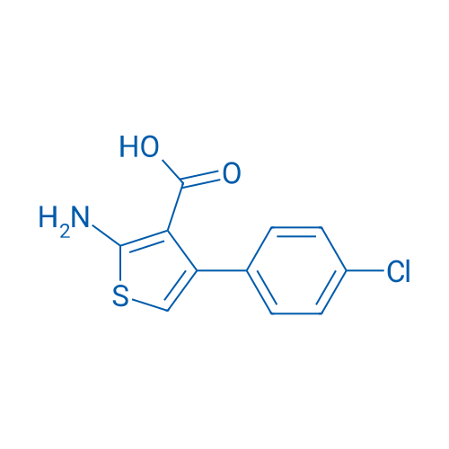 2-Amino-4-(4-chlorophenyl)thiophene-3-carboxylic acid 250mg