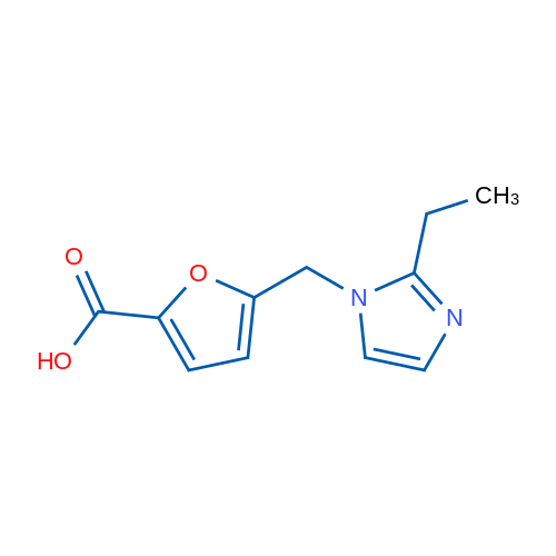 5-((2-Ethyl-1H-imidazol-1-yl)methyl)furan-2-carboxylic acid 1g