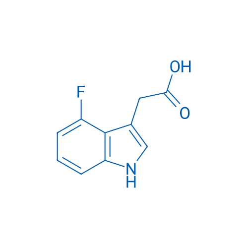 2-(4-Fluoro-1H-indol-3-yl)acetic acid 100mg