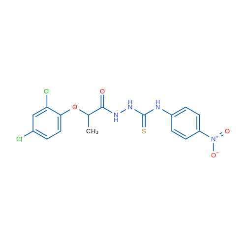 2-(2,4-Dichlorophenoxy)-N-{[(4-nitrophenyl)carbamothioyl]amino}propanamide 1g