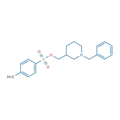 (1-Benzylpiperidin-3-yl)methyl 4-methylbenzenesulfonate 1g