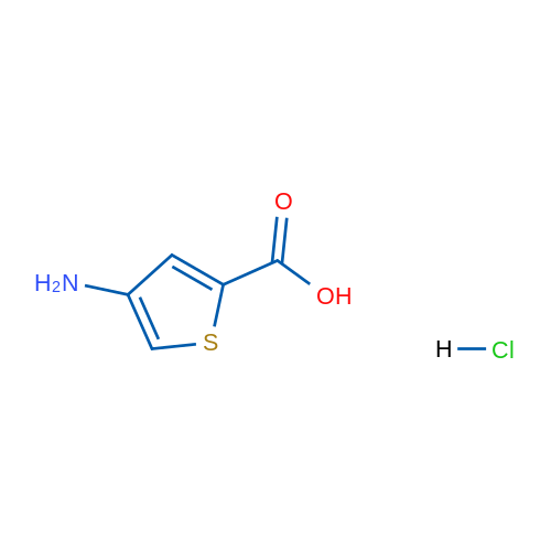 4-Aminothiophene-2-carboxylic acid hydrochloride 1g