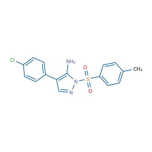4-(4-Chlorophenyl)-1-tosyl-1H-pyrazol-5-amine 1g