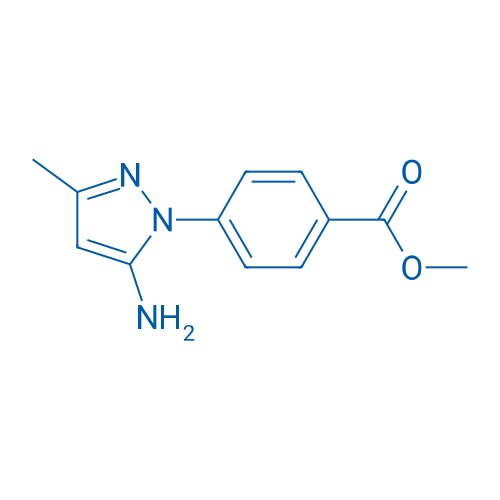Methyl 4-(5-amino-3-methyl-1H-pyrazol-1-yl)benzoate 100mg