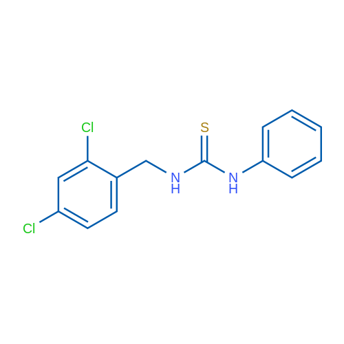 3-[(2,4-Dichlorophenyl)methyl]-1-phenylthiourea 1g