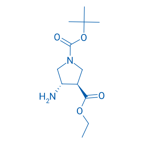 (3R,4S)-1-tert-Butyl 3-ethyl 4-aminopyrrolidine-1,3-dicarboxylate 100mg