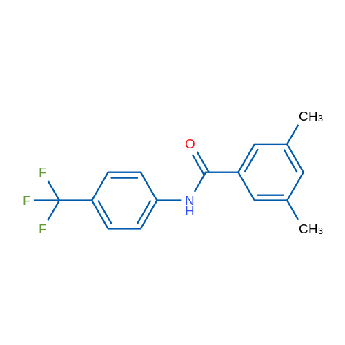 3,5-Dimethyl-N-[4-(trifluoromethyl)phenyl]benzamide 1g