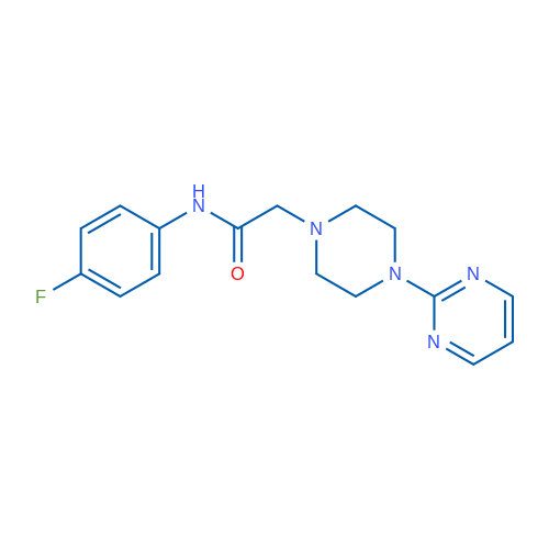 N-(4-Fluorophenyl)-2-[4-(pyrimidin-2-yl)piperazin-1-yl]acetamide 1g