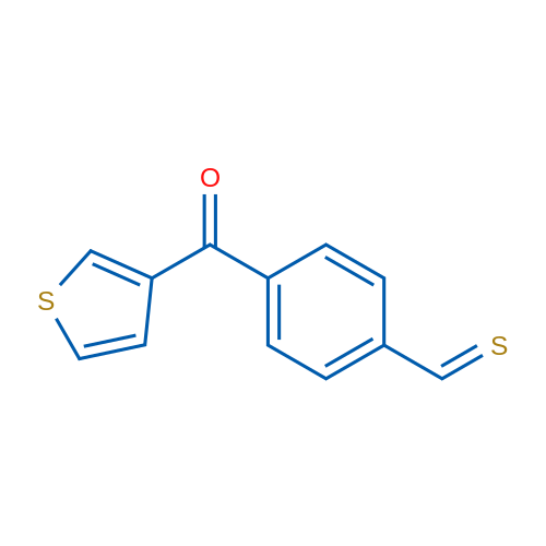 3-(4-Thiomethylbenzoyl)thiophene 1g