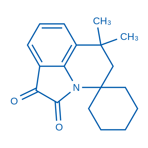 6',6'-DImethyl-5',6'-dihydrospiro[cyclohexane-1,4'-pyrrolo[3,2,1-ij]quinoline]-1',2'-dione 1g