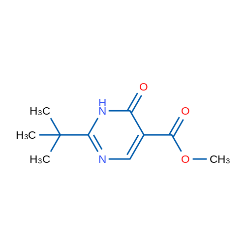 Methyl 2-tert-butyl-6-oxo-1,6-dihydropyrimidine-5-carboxylate 1g