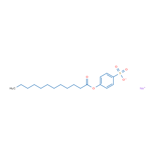 Sodium 4-(dodecanoyloxy)benzenesulfonate 1g