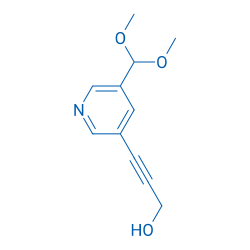 3-(5-(Dimethoxymethyl)pyridin-3-yl)prop-2-yn-1-ol 1g