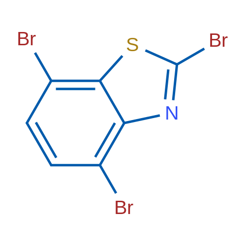 2,4,7-Tribromobenzo[d]thiazole 250mg