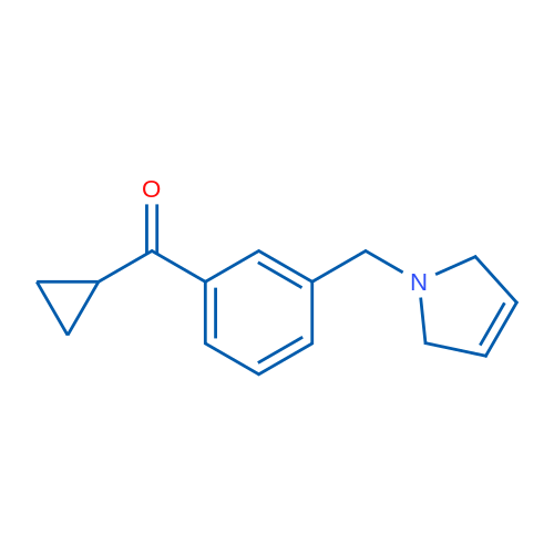 Cyclopropyl(3-((2,5-dihydro-1H-pyrrol-1-yl)methyl)phenyl)methanone 5g
