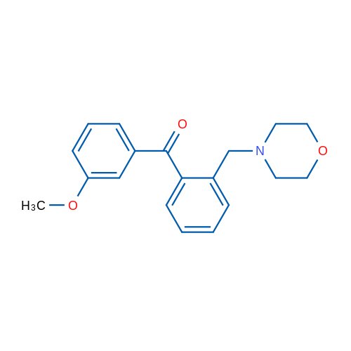 3'-Methoxy-2-morpholinomethyl benzophenone 1g