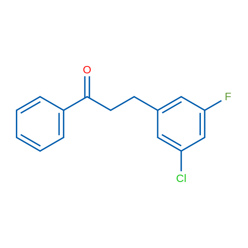3-(3-Chloro-5-fluorophenyl)propiophenone 1g