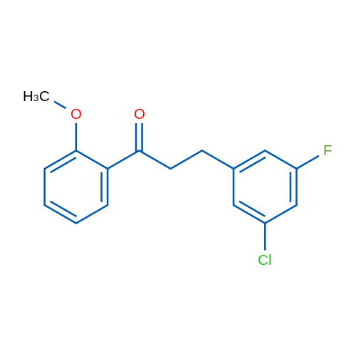 3-(3-Chloro-5-fluorophenyl)-2'-methoxypropiophenone 1g