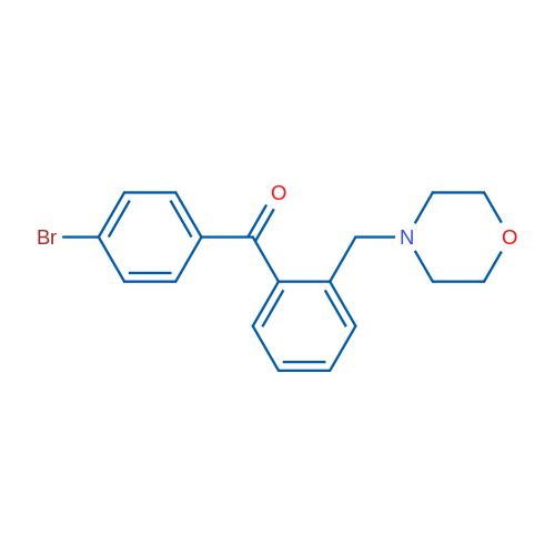 4'-Bromo-2-morpholinomethyl benzophenone 1g