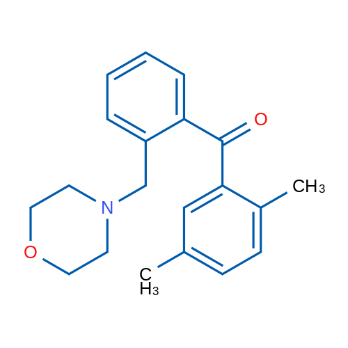 2,5-Dimethyl-2'-morpholinomethyl benzophenone 1g