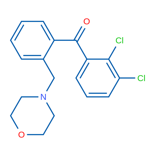 2,3-Dichloro-2'-morpholinomethyl benzophenone 1g