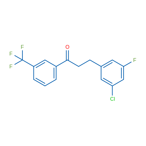 3-(3-Chloro-5-fluorophenyl)-3'-trifluoromethylpropiophenone 1g