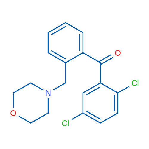 2,5-Dichloro-2'-morpholinomethyl benzophenone 1g