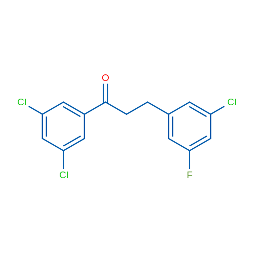 3-(3-Chloro-5-fluorophenyl)-3',5'-dichloropropiophenone 1g