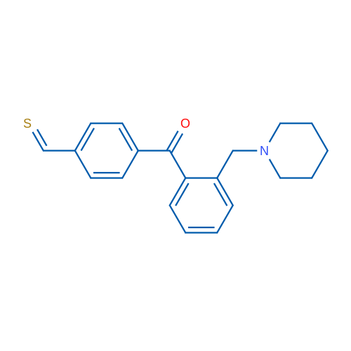 2-Piperidinomethyl-4'-thiomethylbenzophenone 1g