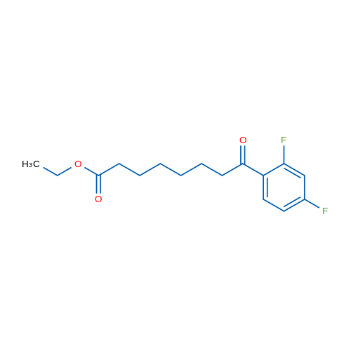 Ethyl 8-(2,4-difluorophenyl)-8-oxooctanoate 1g