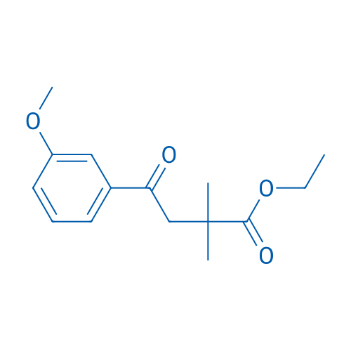Ethyl 2,2-dimethyl-4-(3-methoxyphenyl)-4-oxobutyrate 1g
