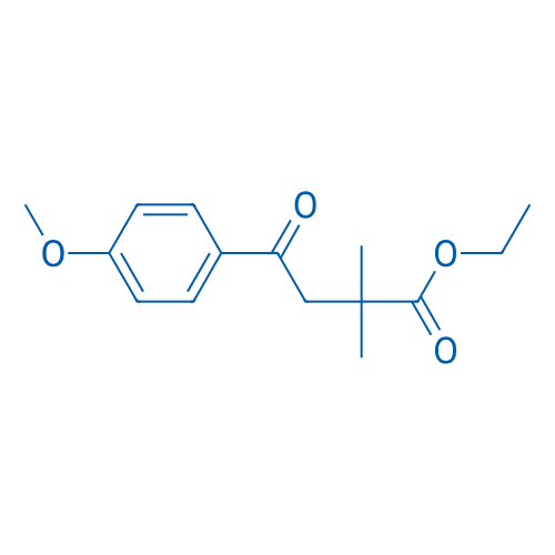 Ethyl 2,2-dimethyl-4-(4-methoxyphenyl)-4-oxobutyrate 1g