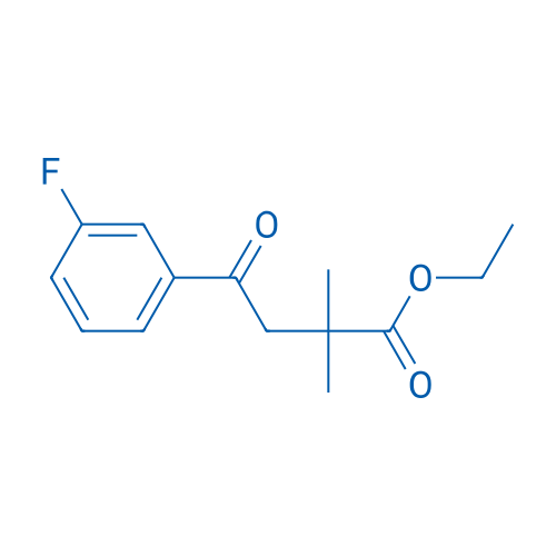 Ethyl 2,2-dimethyl-4-(3-fluorophenyl)-4-oxobutyrate 1g