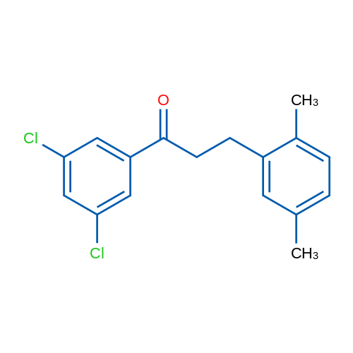 3',5'-Dichloro-3-(2,5-dimethylphenyl)propiophenone 1g