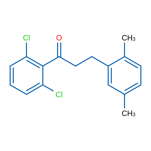 2',6'-Dichloro-3-(2,5-dimethylphenyl)propiophenone 1g