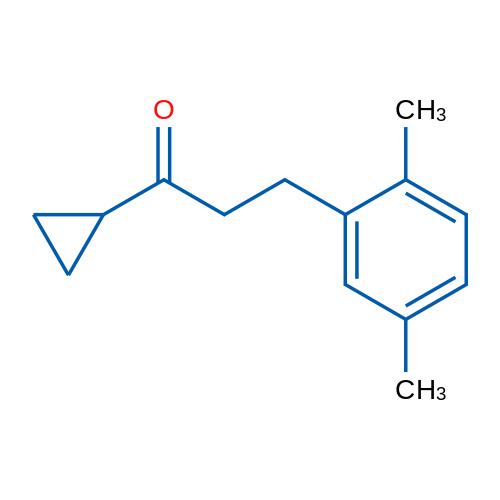 Cyclopropyl 2-(2,5-dimethylphenyl)ethyl ketone 1g