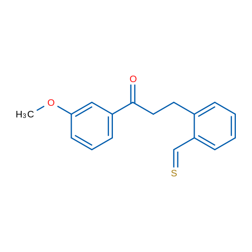 3'-Methoxy-3-(2-thiomethylphenyl)propiophenone 1g